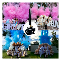 Kit de Décoration et Fournitures pour Fumée et Confettis : Canon à Confettis, Boîte à Bombes, Spray Holi, Machine de Révélation du Sexe pour Mariage, Fête et Baby Shower