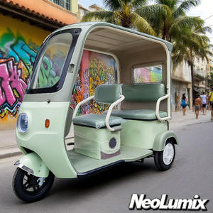 2025 Chinesisches NLX 3-Rad Elektro-Passagier-Dreirad <span class=keywords><strong>Camper</strong></span> mit Kabine Offener Aufbau 501-800W Leistung 30Km/h Geschwindigkeit - Product Image 2