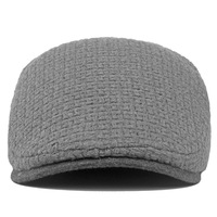 Venta al por mayor para hombre hiedra plana Newsboy conducción moda sombreros Otoño Invierno boina irlandesa caza Newsboy gorras personalizadas logotipo etiqueta