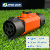 Nouvel adaptateur de voiture portable 7KW 32A J1772 vers Type2, chargeur de véhicule électrique 220V avec garantie d'un an pour véhicules électriques