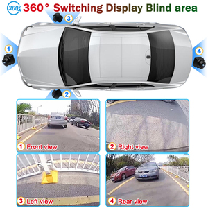 Camera Toàn Cảnh Máy Phát Ô Tô Giám Sát Đỗ Xe Android 9Inch Điều Hướng Toàn Cảnh Mắt Cá 360 Độ - Product Image 5