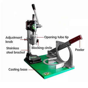Thương mại Hướng dẫn sử dụng màu xanh lá cây dịu dàng dừa máy cắt tay Báo Chí dừa lột Máy cắt tỉa dừa mở máy - Product Image 2