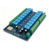 Module de relais 16 voies ESP32 avec alimentation DC5V, carte de développement avec OS Linux et interface I2C - WROOM Secondaire