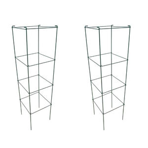 Torre <span class=keywords><strong>de</strong></span> estaca <span class=keywords><strong>de</strong></span> soporte <span class=keywords><strong>de</strong></span> planta <span class=keywords><strong>de</strong></span> jaula <span class=keywords><strong>de</strong></span> <span class=keywords><strong>tomate</strong></span> plegable cuadrada verde - Product Image 1