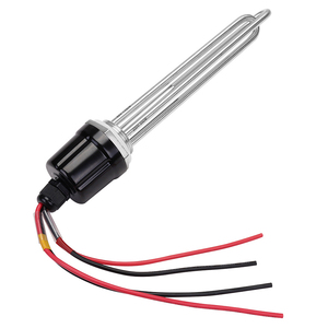 Elementos calefactores de inmersión eléctricos solares de 48 V CC y 230 V CA con termostato - Product Image 1