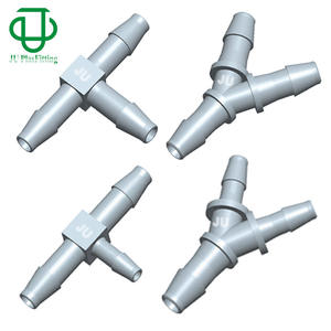 Conectores en T y Y de plástico JU PlasFitting de 1.6-12.7 mm, conectores de manguera de conexión rápida para agua, gas y uso alimentario. - Product Image 1