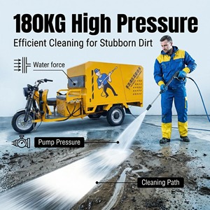 Nuova Idropulitrice Multifunzione ad Alta Pressione con <span class=keywords><strong>Acqua</strong></span> Fredda, Pressione Regolabile, 4000W, Serbatoio da 200 Galloni per Uso Commerciale - Product Image 6