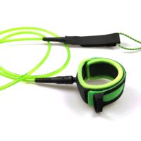 Laisse de planche de surf personnalisée FCS Pull Tab Straight Surf Leash Leg Rope Surfing Leash