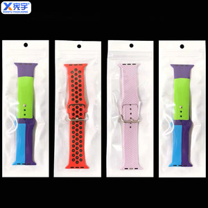 공장 맞춤 로고 투명 자립 지퍼백 (걸이 구멍 포함) 보관 포장 가방 - Product Image 3