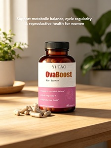 Capsules de soutien à la fertilité féminine - Complément alimentaire naturel à base de plantes pour la santé ovarienne et l'équilibre hormonal, Soutien à la préparation - Product Image 2