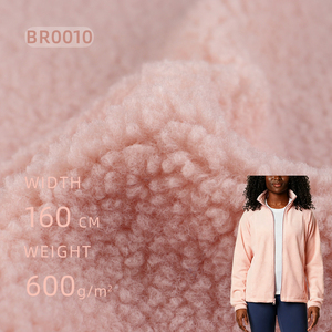 Br0010 Challie Dày Cừu Lông Cừu 600G Windproof 100% Polyester Rất Nặng Phụ Kiện May Mặc Vải Cho Váy Đồ Chơi - Product Image 1