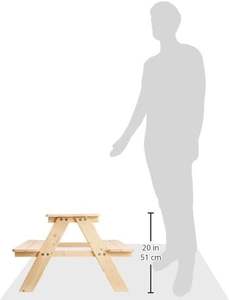 LM KIDS Study Art Drawing <strong>Folding</strong> School Garden Wooden <strong>Table</strong> and Chair Set for Learning for Party Events Birthdays Playground - Product Image 4