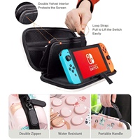 Étui de transport portable en EVA rigide pour console de jeu, fermeture éclair, sac de transport pour Switch PS5, sac d'accessoires pour consoles de jeux vidéo