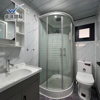Installation rapide de bureau mobile de maison duplex préfabriquée modulaire moderne légère réutilisée et viable pour l'usage de centre commercial ou de magasin