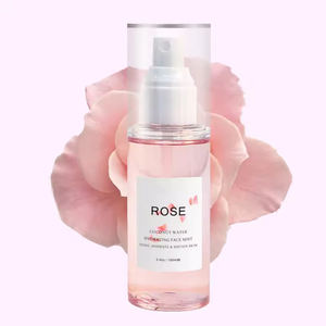 Özel etiket organik Rosewater yüz sis nemlendirici cilt bakımı sprey yüz toniği gül su - Product Image 3