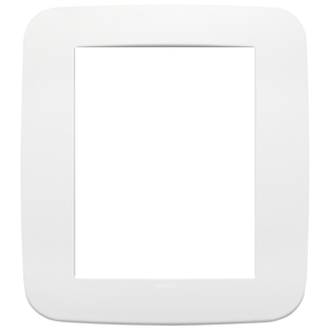 Vimar Placca Round 8M Polar Matt Total Look Wall <b>Switch</b> 18.5x18.5mm - Product Image 1