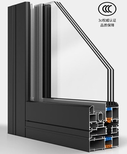 Fenêtre <span class=keywords><strong>coulissante</strong></span> en aluminium sur mesure avec conception résistante aux intempéries et rail à glisse facile pour la rénovation de la maison - Product Image 4