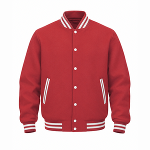 Fabricant de vestes varsity surdimensionnées pour collections streetwear avec couleurs personnalisées, patchs et broderies. - Product Image 5