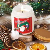 d'huile parfumée en forme de citrouille d'automne de luxe de haute qualité pot en verre bougie parfumée de Noël et d'Halloween
