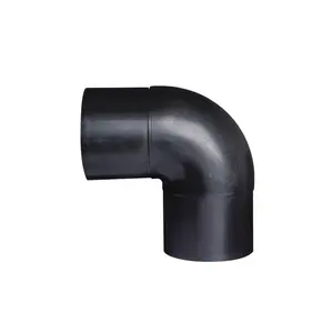 20-1200mm HDPE pipe fittings Butt fusion 90 Degree Elbow