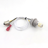 Ampoule LED Switchback Ba15s pour moto, clignotant DRL blanc ambre double couleur Bau15s R10w R5w, feu de jour avant 12V
