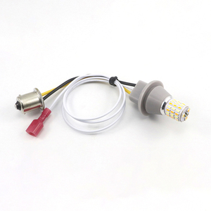 สัญญาณ<span class=keywords><strong>ไฟ</strong></span>เลี้ยวด้านหน้าและไฟวิ่งกลางวัน <span class=keywords><strong>LED</strong></span> RY10w BAU15S BA15S รถจักรยานยนต์ <span class=keywords><strong>LED</strong></span> สองสีขาว + อำพัน - Product Image 6