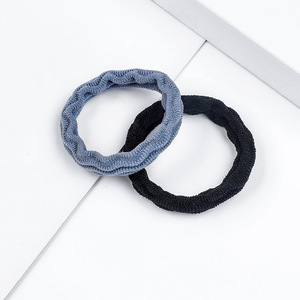 Attaches pour cheveux à haute élasticité, lot de 20, couleur unie, tricotées sans couture, pour usage quotidien - Product Image 4