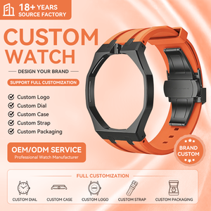 Kit de Modificación de Correa de Silicona y Caja de Acero Inoxidable Compatible con Relojes AP <span class=keywords><strong>Swatch</strong></span> Royal Pop para Hombre y <span class=keywords><strong>Mujer</strong></span> - Product Image 2