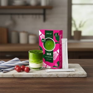 มัทฉะลาเต้เครื่องดื่มสำเร็จรูป ขนมเบเกอรี่ ขายส่ง กาแฟสำเร็จรูป <span class=keywords><strong>เก</strong></span>รดชา อิซูซุ ผงชาซอง 16 กรัม ซีลปิดสนิท - Product Image 6