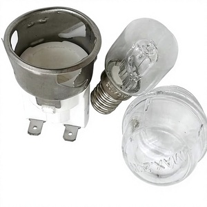 Lampe de <span class=keywords><strong>four</strong></span> en céramique Meter Star E14, résistance à haute température <span class=keywords><strong>500</strong></span> <span class=keywords><strong>degrés</strong></span>, 250V 25W, couvercle en verre, 2501, garantie 1 an - Product Image 1