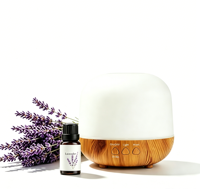 Diffuseur d'aromathérapie à ultrasons effet bois, brume froide, purificateur d'air, diffuseur de parfum, diffuseur d'huiles essentielles pour la maison