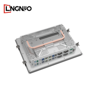 PC Industriale ad Alta Affidabilità da 12,1 Pollici LPC FR121 W con CPU Opzionale, RAM Personalizzabile, SSD, MTBF 50000 Ore, Senza Ventole, Funzionamento Stabile 24/7