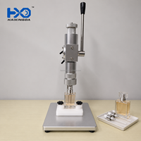 Machine de capsulage manuelle en gros pour flacons de parfum, scelleuse de bouchons de table avec hauteur réglable pour le sertissage des pompes