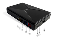 Système d'alimentation sans interruption (ASI) en ligne avec batterie au lithium 48V, onde sinusoïdale pure 6KVA, pour centre de données 3KVA, serveur