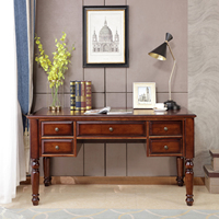 Bureau en bois massif moderne et écologique Table d'étude ergonomique extensible réglable pour ordinateur Mobilier de maison élégant