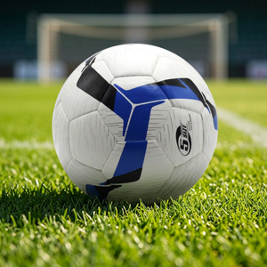 Size 5 Soccer Ball <strong>Football</strong> Official Size Weight Blue <strong>Black</strong> <strong>White</strong> Durable Training Match Ball Outdoor Sports Practice <strong>Football</strong> - Product Image 2