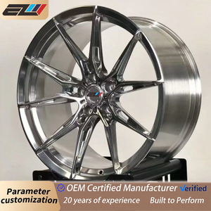 ล้อฟอร์จ EZW Custom Chrome Plating 6061-T6 ขนาด 18-22 นิ้ว ขอบเว้าลึก 5x112 5x114.3 5x120 สำหรับรถแข่ง - Product Image 2