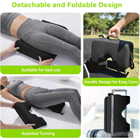 Coussin de siège en gel pour fauteuil roulant 18"x16" – Soulage la sciatique, le mal de dos, le coccyx et les ulcères, coussin ergonomique pliable pour personnes alitées