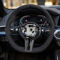 Volant sport en aluminium et cuir à 3 branches adapté aux BMW F10/F30/F20/F31/F36/F07/F11/F15/F16/F22/X5/M3/M5/M6