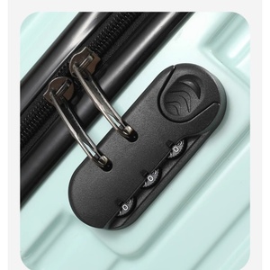 Luxury Blue ABS Carry-on Airport Trolley New Fashion Design 4-Piece <b>Suitcase</b> Luggage Set <b>Light</b> Weight - Product Image 2
