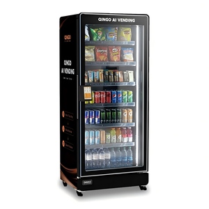 Distributeur automatique Qingo Ace 779 AI 580L avec porte intelligente et refroidisseur, compatible avec les systèmes Nayax Pax et les distributeurs de stickers - Product Image 1