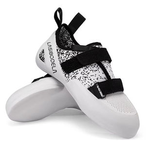 <span class=keywords><strong>Scarpe</strong></span> da arrampicata professionale per adulti in finta pelle scamosciata superiore in microfibra, Sole in gomma, cinghie regolabili per Bouldering interno esterno - Product Image 1