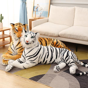 Muñeco de tigre realista Wildlife Park Tigre siberiano Juguete de peluche Simulación Bosque Animal Gigante Muñeco de tigre de peluche - Product Image 3