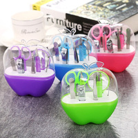 Lot de 8 coupe-ongles, ciseaux et repousse-cuticules en forme de pomme pour mariage, idéal pour la vente en gros