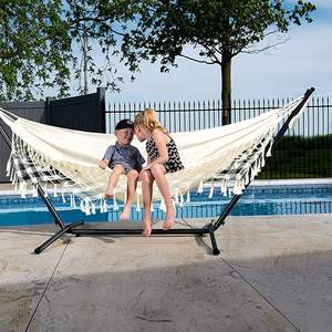 आउटडोर/इनडोर आँगन बड़े ब्राजील झूला 2 व्यक्ति स्विंग - Product Image 6