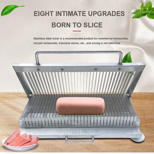 Trancheuse multifonctionnelle en acier pour fruits, jambon et viande <span class=keywords><strong>de</strong></span> cuisine Machine à découper les œufs Trancheuse à fromage en acier inoxydable pour la maison - Product Image 2