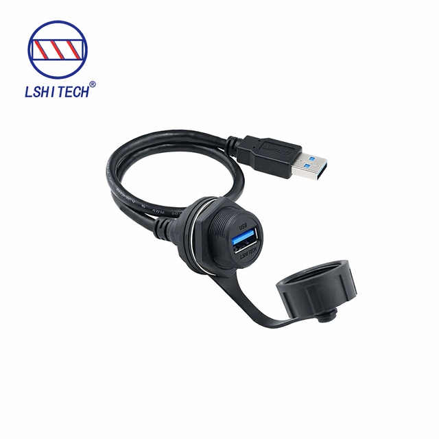 Hot Sell Male/Female USB Circular Socket Cable Aviation Connectors with Copper Contacts IP68 Rated for Data Communication