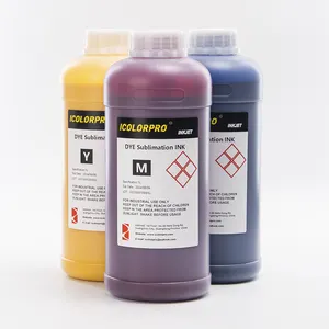 Eps 잉크젯 프린터 용 염료 승화 인쇄 잉크 티셔츠 전송 인쇄용 4 색 열전달 잉크