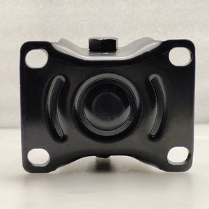 2 Zoll feste Rolle schwarze Nylon Rad rollen starre Rolle - Product Image 5