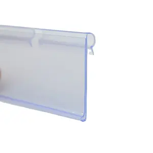 Porte-étiquette en plastique pvc extrudeuse, 1 pièce, de haute qualité pour canal métallique, étagère de supermarché, bande de données